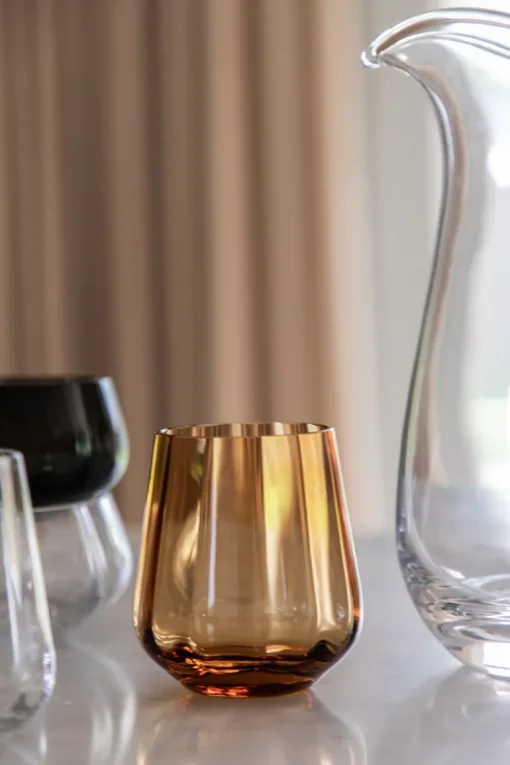 Meadow Stemware - Amber Drinking glass