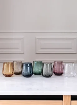 Meadow Stemware - Amber Drinking glass