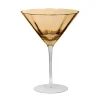 Meadow Stemware - Amber Martini glass
