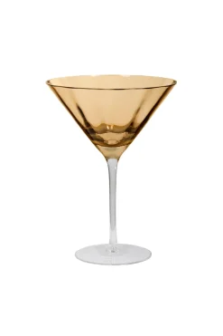 Meadow Stemware - Amber Martini glass