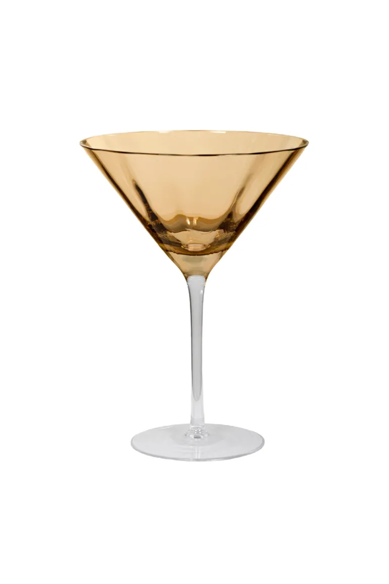Meadow Stemware - Amber Martini glass