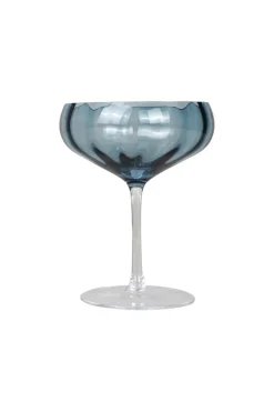 Meadow Stemware - Blue Cocktail glass