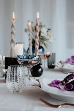 Meadow Stemware - Blue Cocktail glass