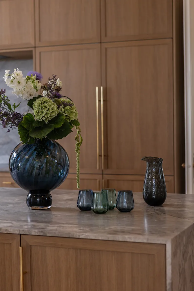 Meadow Stemware - Blue Drinking glass