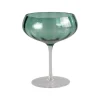 Meadow Stemware - Green Cocktail glass
