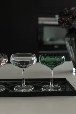 Meadow Stemware - Green Cocktail glass