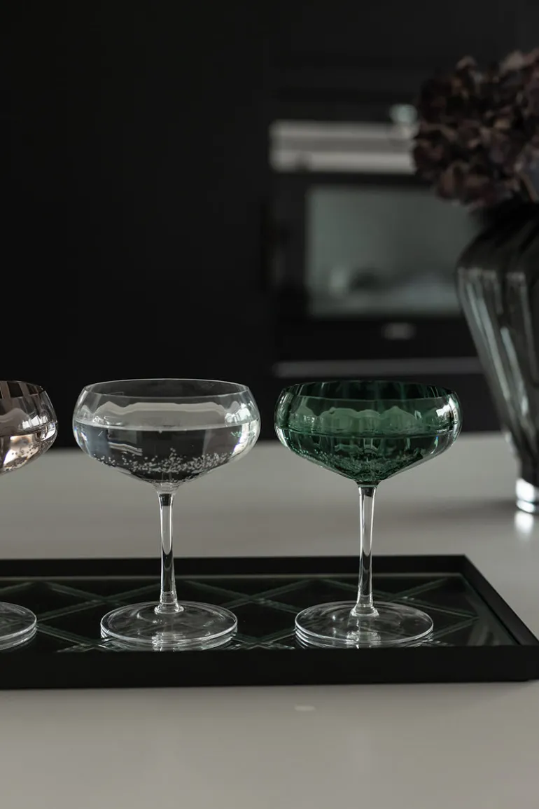 Meadow Stemware - Green Cocktail glass