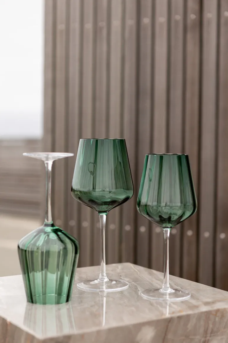 Meadow Stemware - Green Red wine