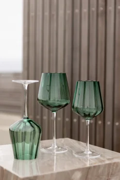 Meadow Stemware - Green White wine
