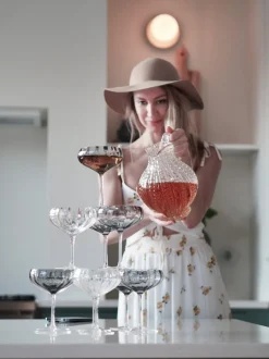 Meadow Stemware - Grey Cocktail glass