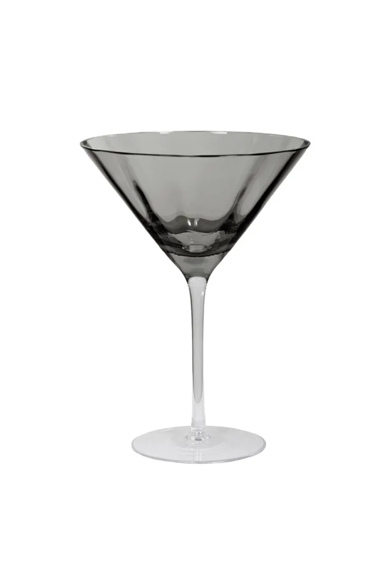 Meadow Stemware - Grey Martini glass