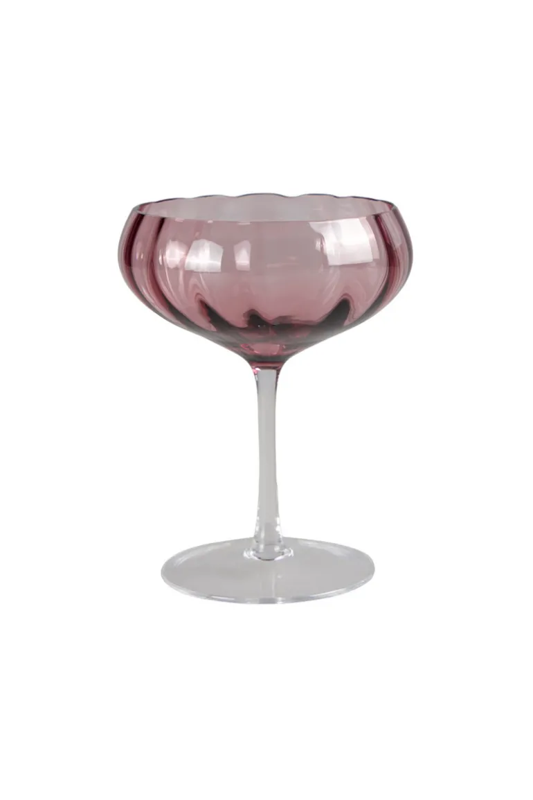 Meadow Stemware - Plum Cocktail glass