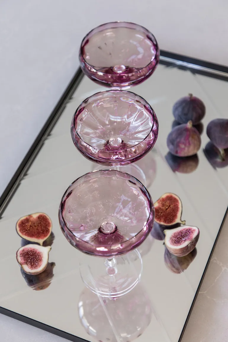 Meadow Stemware - Plum Cocktail glass