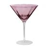 Meadow Stemware - Plum Martini glass