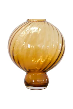 Meadow Swirl Vase - Amber Large