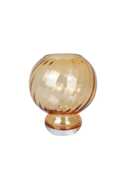 Meadow Swirl Vase - Amber Small