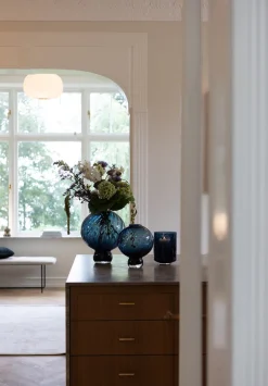 Meadow Swirl Vase - Blue Large