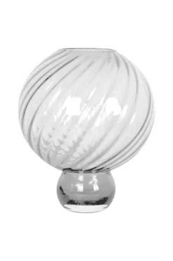 Meadow Swirl Vase - Clear Large