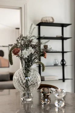 Meadow Swirl Vase - Clear Large