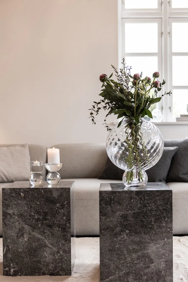 Meadow Swirl Vase - Clear Large