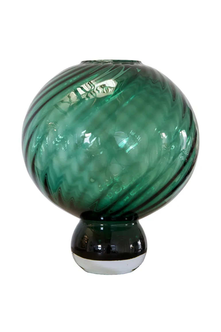 Meadow Swirl Vase - Green Large