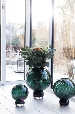 Meadow Swirl Vase - Green Large