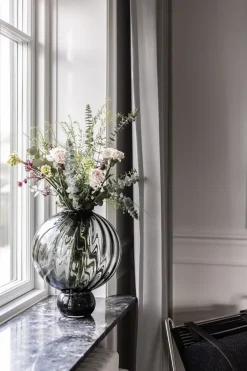 Meadow Swirl Vase - Grey Large