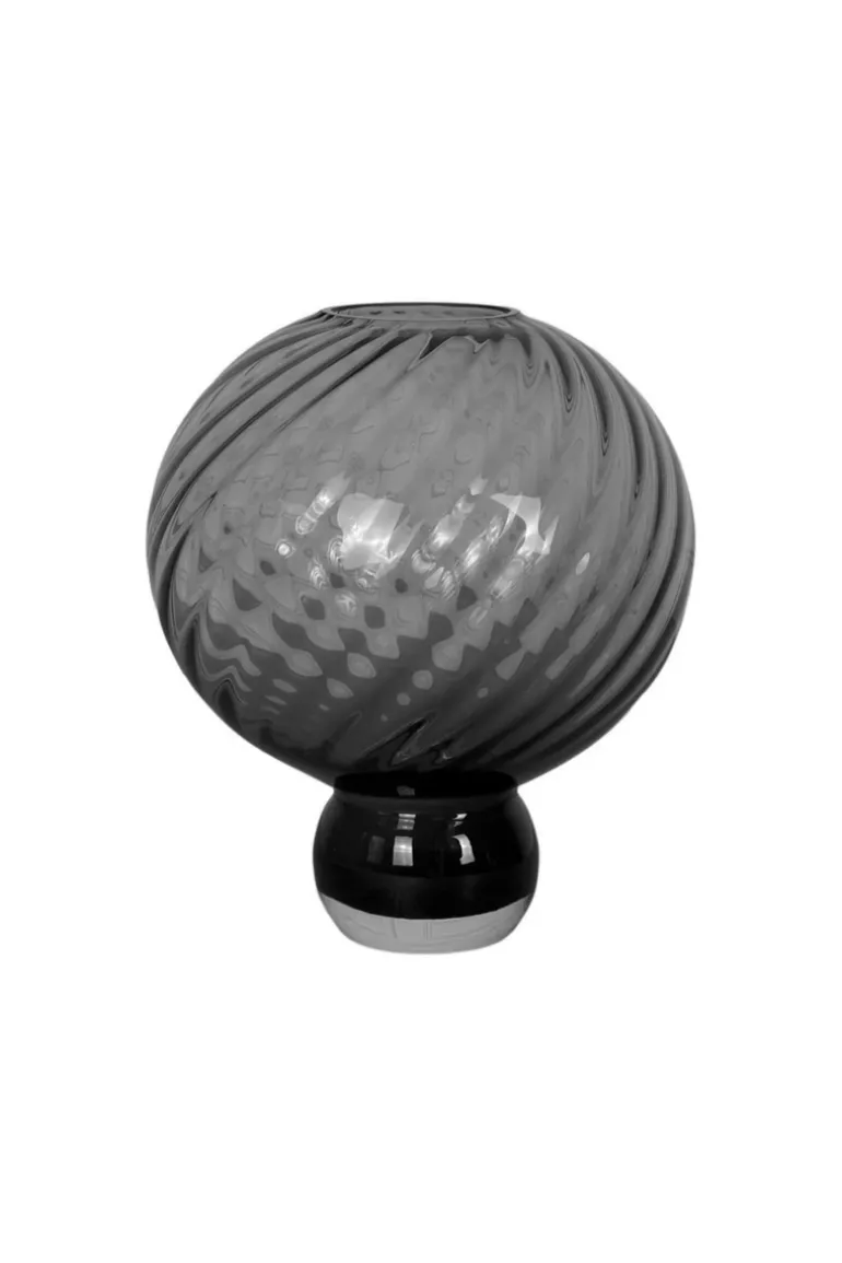 Meadow Swirl Vase - Grey Medium