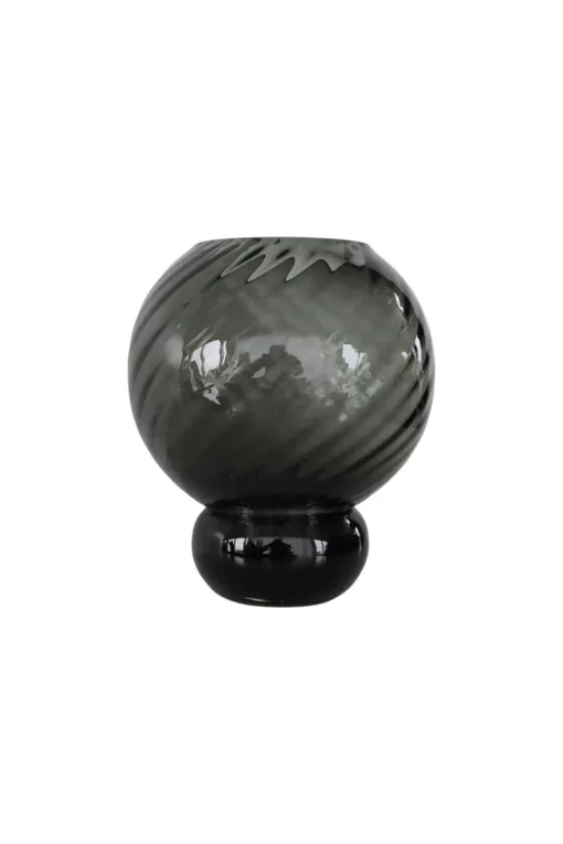Meadow Swirl Vase - Grey Small