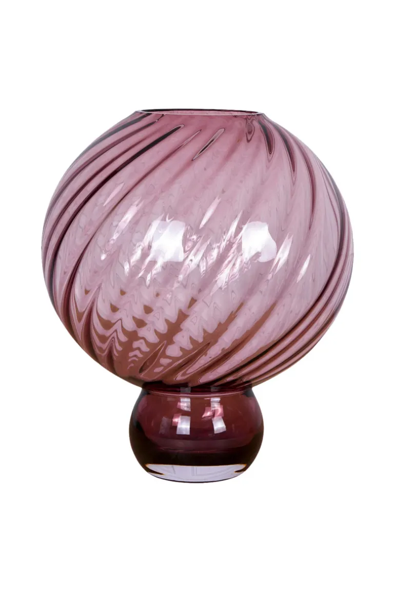 Meadow Swirl Vase - Plum Large