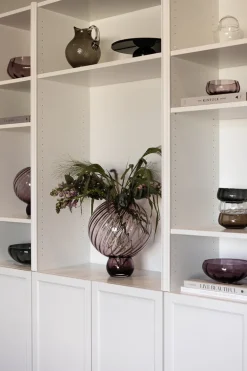 Meadow Swirl Vase - Plum Large