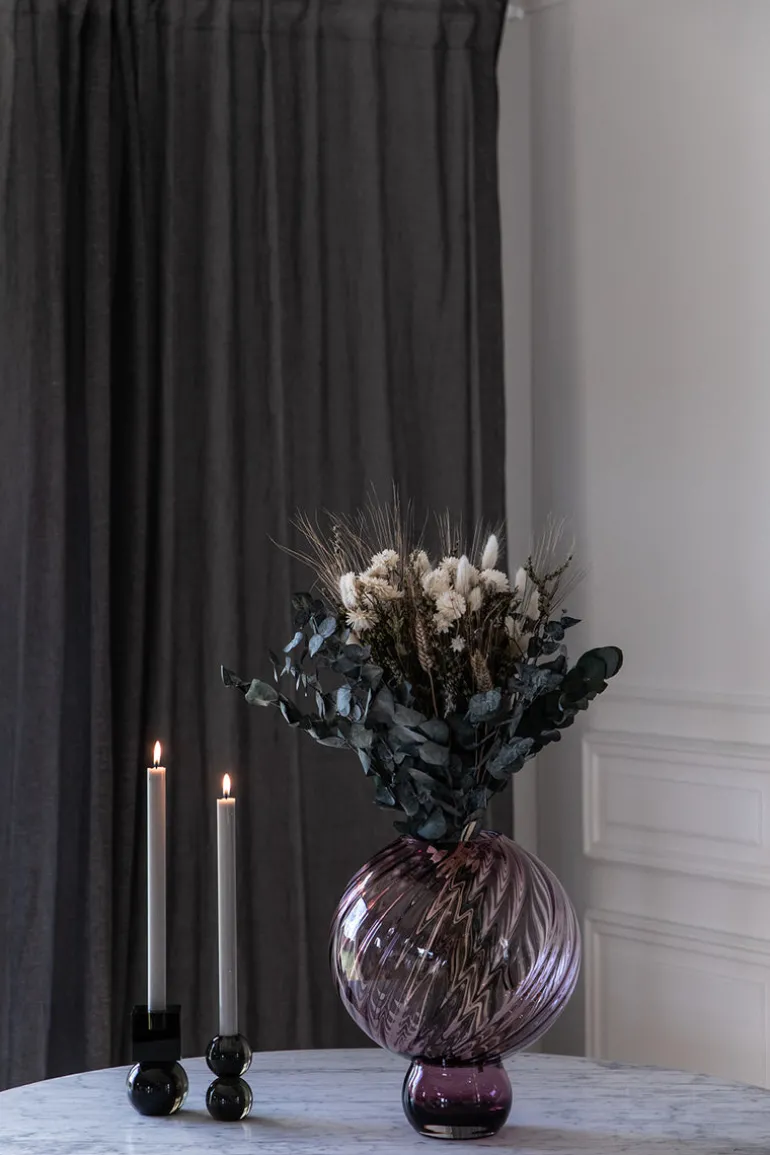 Meadow Swirl Vase - Plum Large