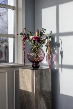 Meadow Swirl Vase - Plum Medium