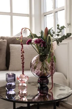 Meadow Swirl Vase - Plum Medium