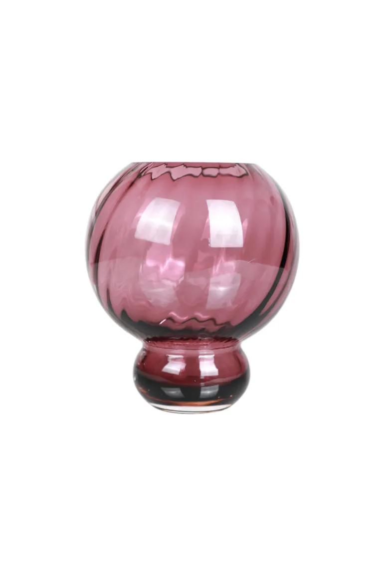 Meadow Swirl Vase - Plum Small