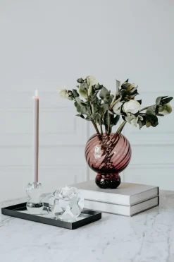 Meadow Swirl Vase - Plum Small