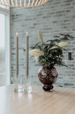 Meadow Swirl Vase - Plum Small