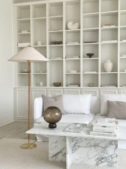 Meadow Swirl Vase - Topaz Medium