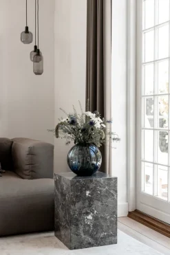 Sadie Vase - Line - Blue Medium