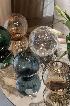 Sadie Vase - Line - Blue Small