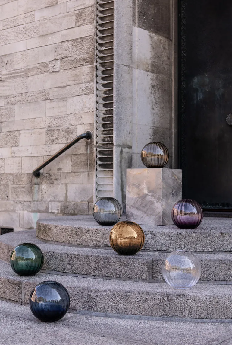 Sadie Vase - Line - Clear Medium