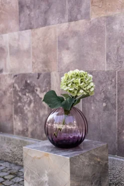 Sadie Vase - Line - Plum Medium