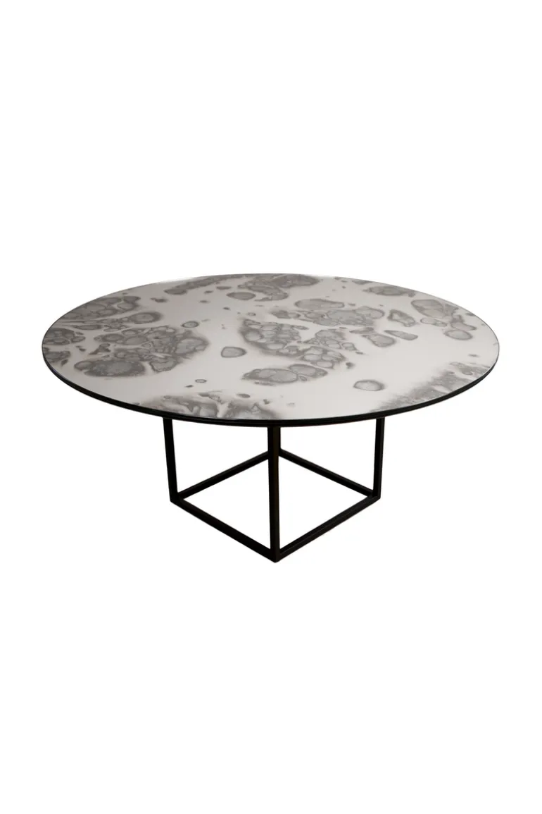 Shade Coffee Table - Silver Antique Large