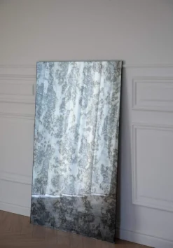 Shade Mirror - Grey/Blue Antique Rectangular