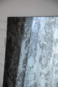 Shade Mirror - Grey/Blue Antique Rectangular