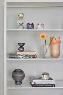 Shadow Square Candle Holder - Black/Purple