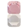 Sky T-Light Candle Holder - Pink/Clear Stacked