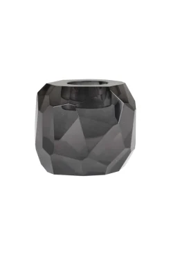 Storm T-Light Candle Holder - Grey Single