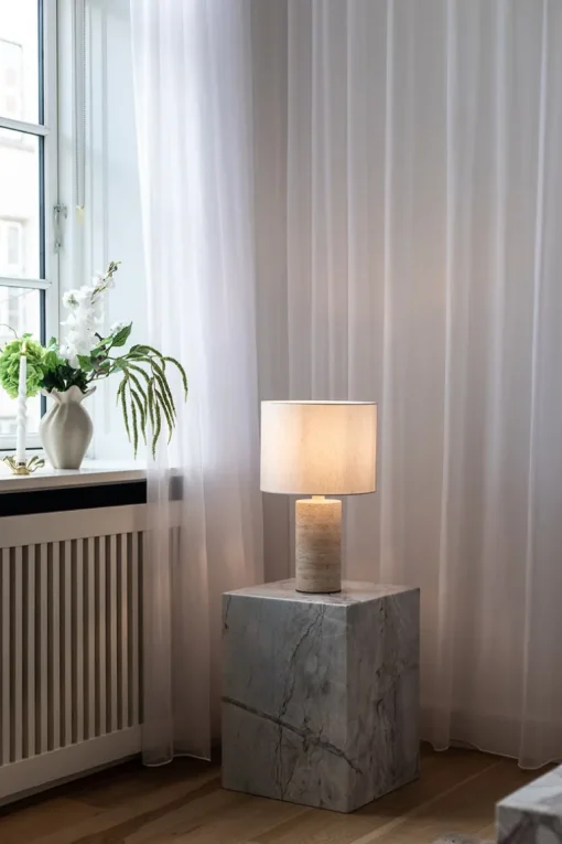 Sylvester Lampshade - Wide 28x21.5 white