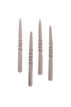 The Curly Candle Collection - Packed with 4 Pieces per box - Blossom Blush Middle Curled